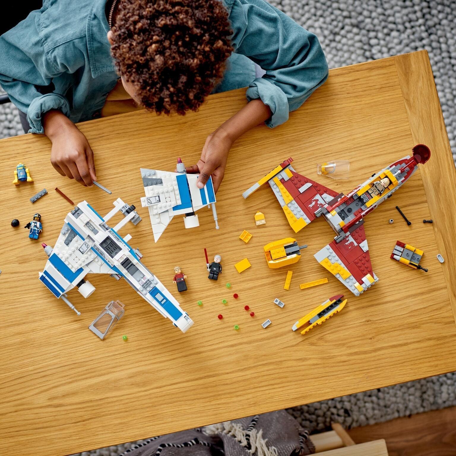 Apresentamos Lego Star Wars - New Republic E-Wing vs Starfighter de Shin Hati com o SKU 667536423 recomendado para + 9 anos