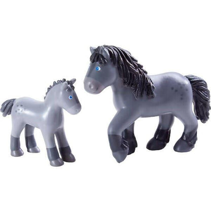 Introducing Rubber figure - Horse Cassandra and Foal Cleo with SKU 810614822 recommended for ages 3+
