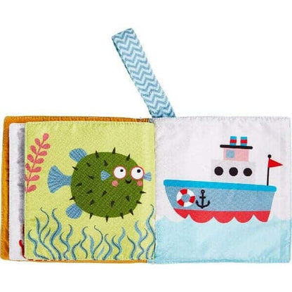 Introducing Marine World Fabric Book with SKU 810607822 recommended for ages 6 months+