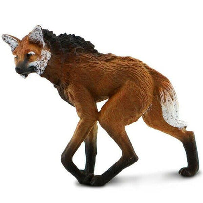 Introducing Rubber figure - Maned Wolf with SKU 430036723 recommended for ages 3+