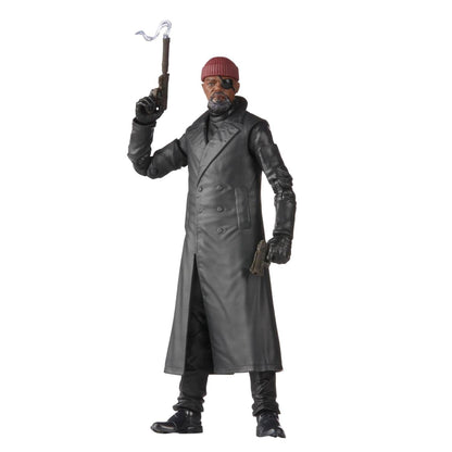Introducing Marvel Legends - Nick Fury with SKU 867994623 recommended for ages + 4 years