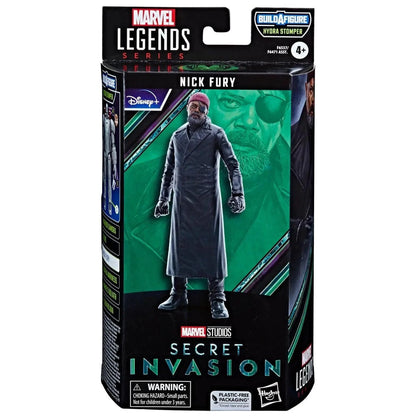 Introducing Marvel Legends - Nick Fury with SKU 867994623 recommended for ages + 4 years