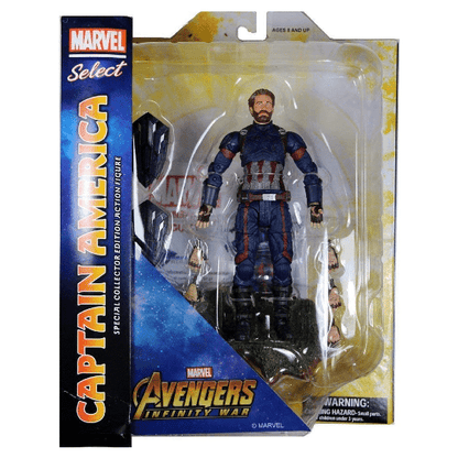 Introducing Marvel Select Captain America with SKU 238216819 recommended for + 3 years