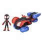 Marvel Spidey and His Amazing Friends - Miles Morales com Aracno Triciclo - Brincatoys