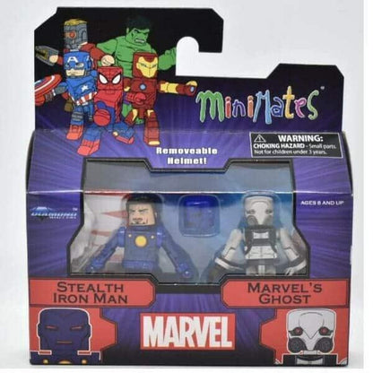 Introducing Minimates Stealth Iron Man and Ghost with SKU 868376921 recommended for + 3 years