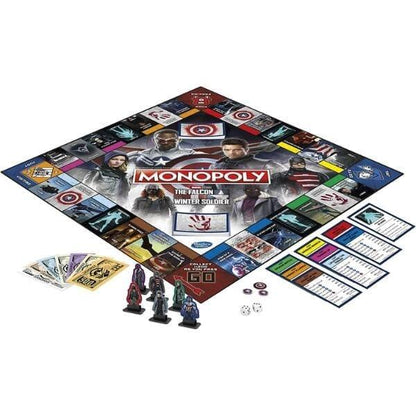Introducing Monopoly - Marvel Studios' The Falcon and The Winter Soldier (EN) with SKU 86585123, recommended for ages 14+