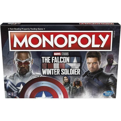 Introducing Monopoly - Marvel Studios' The Falcon and The Winter Soldier (EN) with SKU 86585123, recommended for ages 14+
