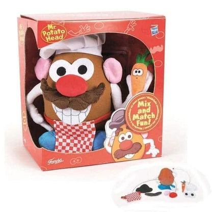 Introducing Mr. Potato Head - Chef Plush with SKU 23226115, recommended for ages 12 months+