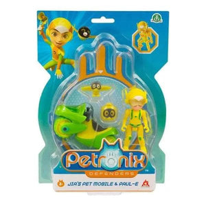 Petronix Defenders - Jia's Pet Mobile & Paul-E - Brincatoys