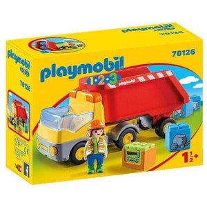 Playmobil 1.2.3 Camião Basculante - Brincatoys