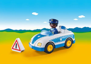 Playmobil 1.2.3 Carro da Polícia - Brincatoys