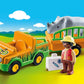 Playmobil 1.2.3 Carro do Zoo com Rinoceronte - Brincatoys
