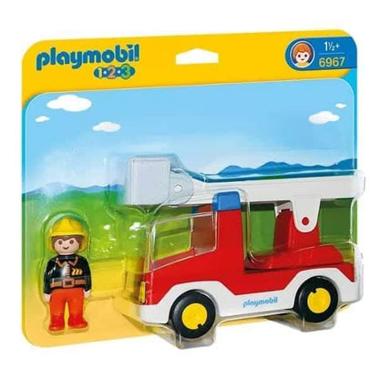 Introducing Playmobil 1.2.3 Fire Truck with SKU 65696723, recommended for ages 18 months+