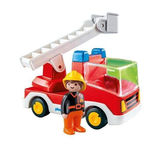 Playmobil 1.2.3 Carro dos bombeiros - Brincatoys