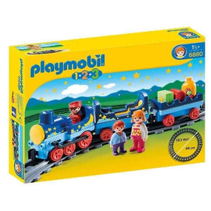 Playmobil 1.2.3 Comboio com linha férrea - Brincatoys