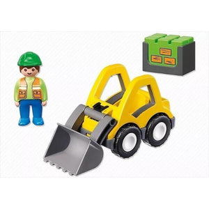 Playmobil 1.2.3 Máquina Escavadora - Brincatoys