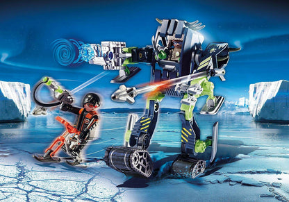 Introducing Playmobil Arctic Rebels Ice Robot with SKU 657023321, recommended for ages 6+