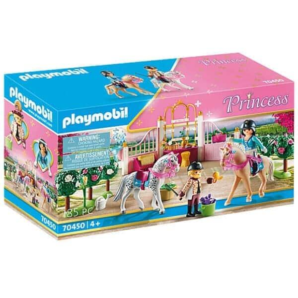 Apresentamos Playmobil - Aulas de Equitação no Estábulo com o SKU 657045022 recomendado para + 4 anos