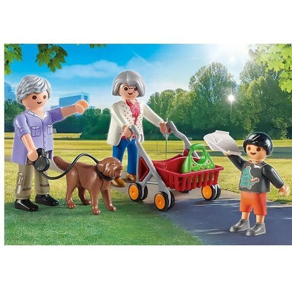 Introducing Playmobil Grandparents and Grandchildren with SKU 657099023, recommended for ages 4+