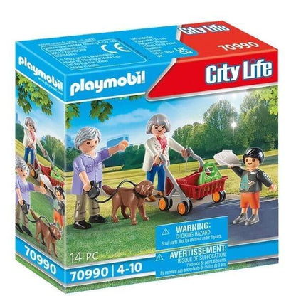 Introducing Playmobil Grandparents and Grandchildren with SKU 657099023, recommended for ages 4+