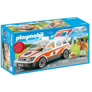 Playmobil Carro Médico de Emergência com luz e som - Brincatoys