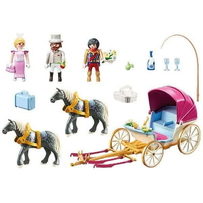 Introducing Playmobil - Romantic Horse-drawn Carriage with SKU 657044922 recommended for ages 4+
