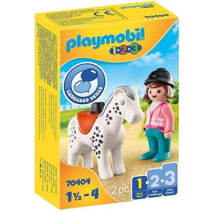 Playmobil Cavaleira com Cavalo - Brincatoys