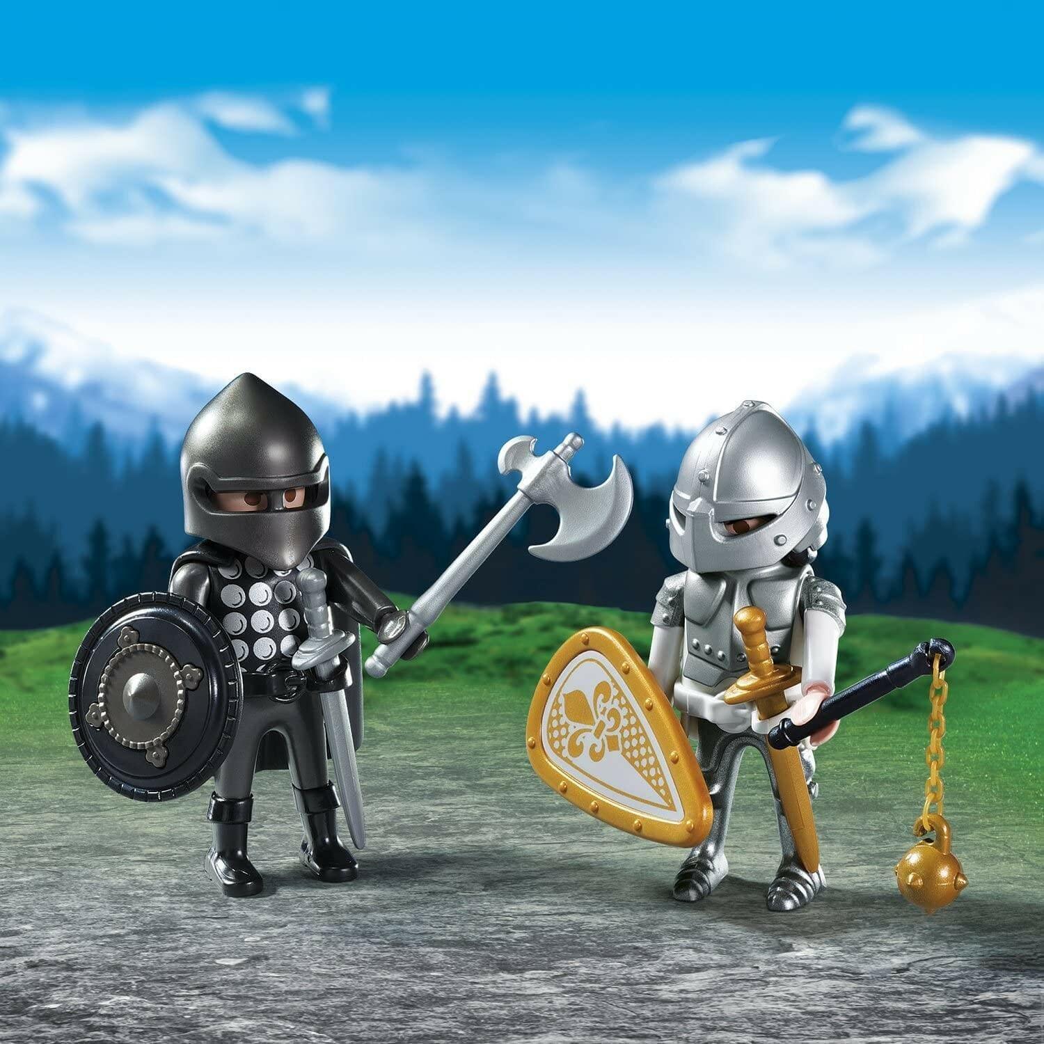 Apresentamos Playmobil Duo Pack Cavaleiros com o SKU 65684717 recomendado para + 4 anos
