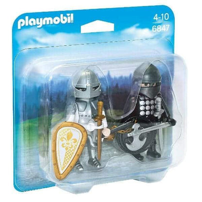 Introducing Playmobil Duo Pack Knights with SKU 65684717, recommended for ages 4+