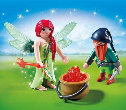 Introducing Playmobil Duo Pack Fairy and Elf with SKU 65684217, recommended for ages 4+