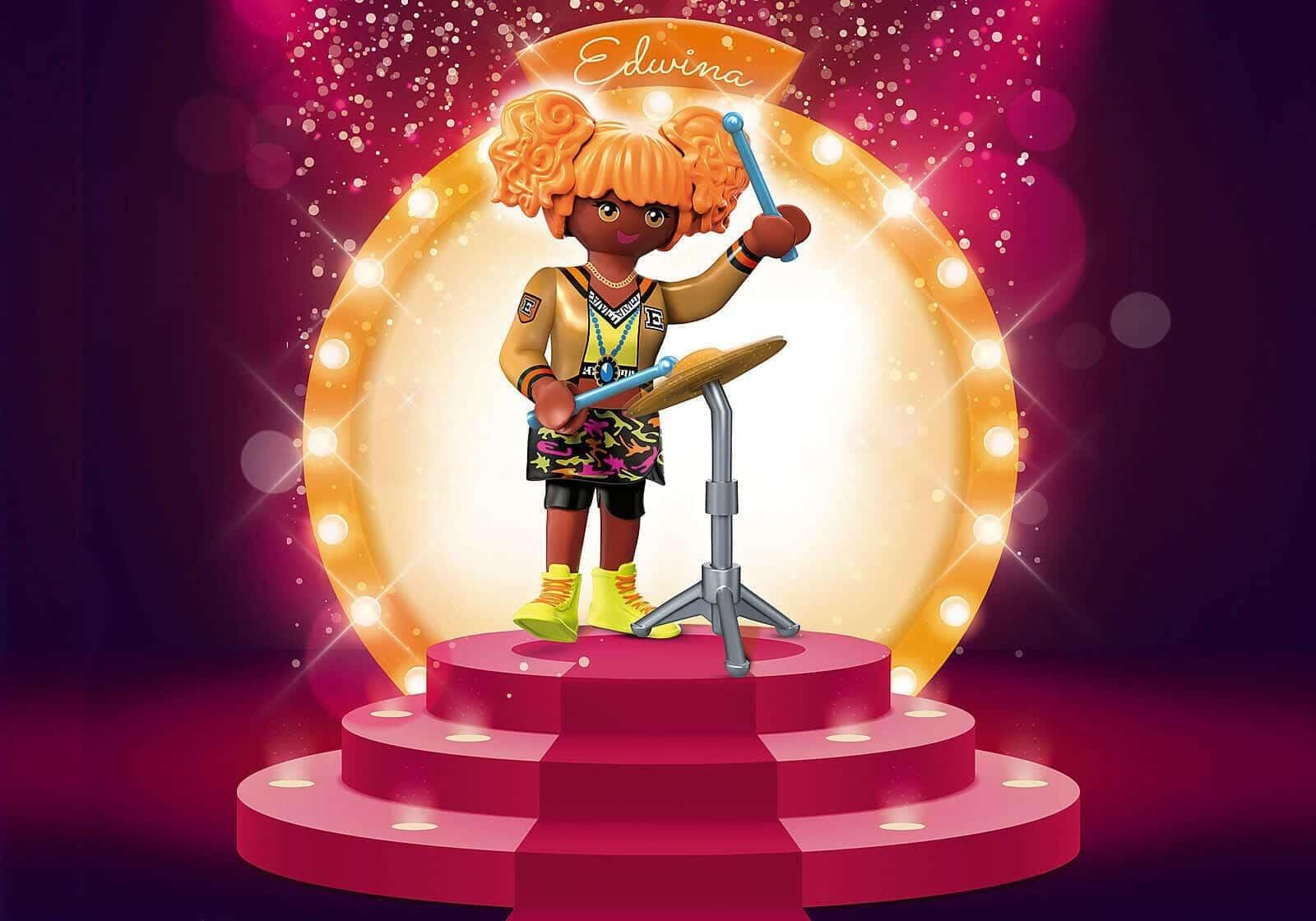 Apresentamos Playmobil Edwina Music World com o SKU 657058421 recomendado para + 5 anos