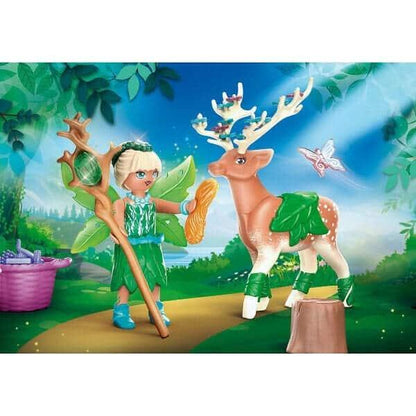 Introducing Playmobil Forest Fairy with soul animal with SKU 657080622 recommended for ages 4+