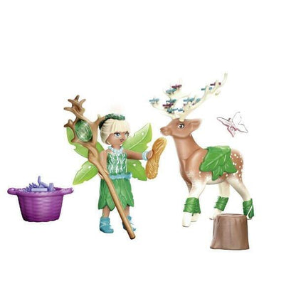 Introducing Playmobil Forest Fairy with soul animal with SKU 657080622 recommended for ages 4+