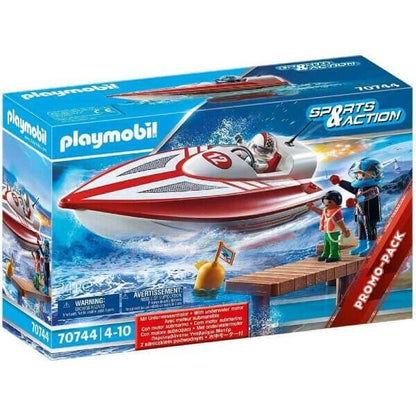 Introducing Playmobil Speedboat with underwater motor with SKU 657074422 recommended for ages 4+