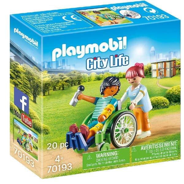 Playmobil Paciente em Cadeira de Rodas - Brincatoys