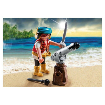 Introducing Playmobil Pirate with Cannon with SKU 65537817, recommended for ages 4+