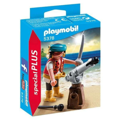 Introducing Playmobil Pirate with Cannon with SKU 65537817, recommended for ages 4+