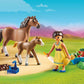 Playmobil Pru com Cavalo e Potro - Brincatoys