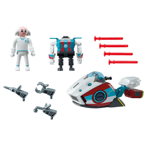 Playmobil Super 4 Skyjet com o Dr. X e Robot - Brincatoys