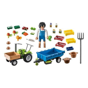 Playmobil Tractor com reboque - Brincatoys