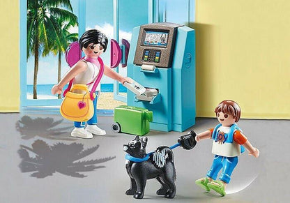 Introducing Playmobil Tourists with ATM with SKU 657043921 recommended for ages 4+