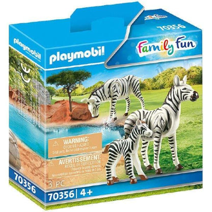 Introducing Playmobil Zebras with baby with SKU 657035621 recommended for ages 4+