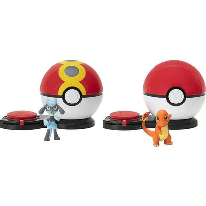 Introducing Pokemon Surprise Attack Charmander vs Riolu with SKU 23250522 recommended for ages 4+