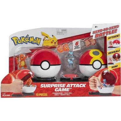Introducing Pokemon Surprise Attack Charmander vs Riolu with SKU 23250522 recommended for ages 4+