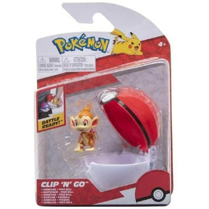 Pokémon Clip 'N' Go Chimchar & Poké Ball - Brincatoys