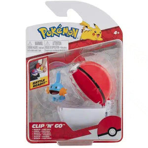 Pokémon Clip 'N' Go Mudkip & Poké Ball - Brincatoys