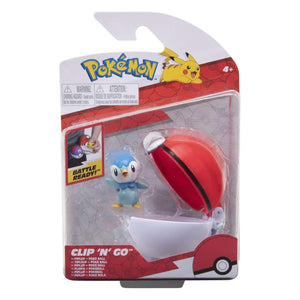 Pokémon Clip 'N' Go Piplup & Poké Ball - Brincatoys
