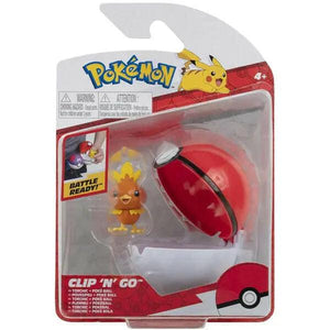 Pokémon Clip 'N' Go Torchic & Poké Ball - Brincatoys