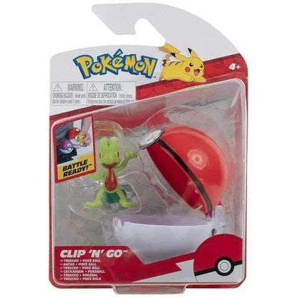 Introducing Pokémon Clip 'N' Go Treecko & Poké Ball with SKU 233820522 recommended for ages 4+