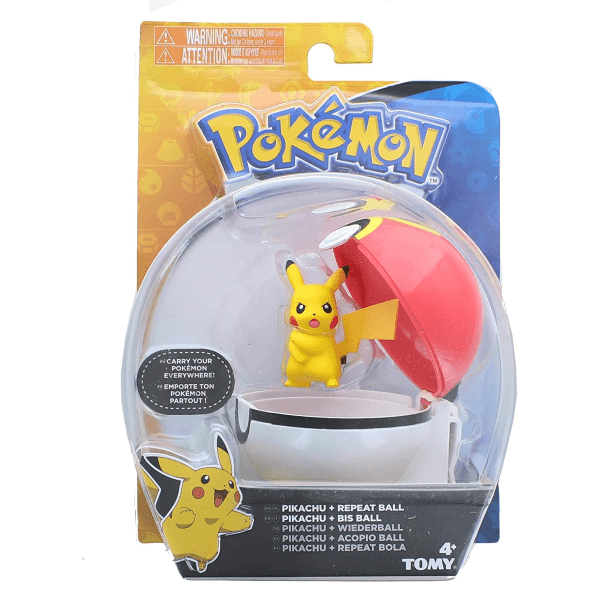 Pokemon Poké bola Clip `N` Carry Pikachu - Brincatoys